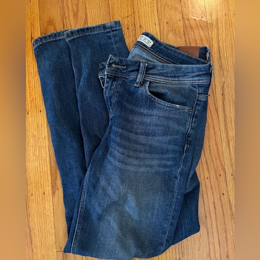 Zara ripped skinny jeans